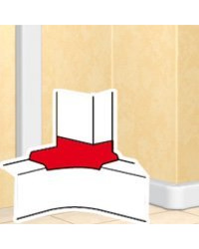 Отвод угловой для короба DLP 35х80/105, 50х80/150 (010763): Отвод угловой в Астрахани