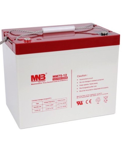 MNB MM 75-12. Аккумулятор герметичный свинцово-кислотный. MNB в Астрахани