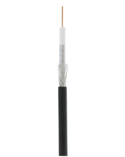 RG-6 CCS, Out, PE (UEC-C2-32123B-BK-3). Кабель коаксиальный омедненный. NETLAN в Астрахани