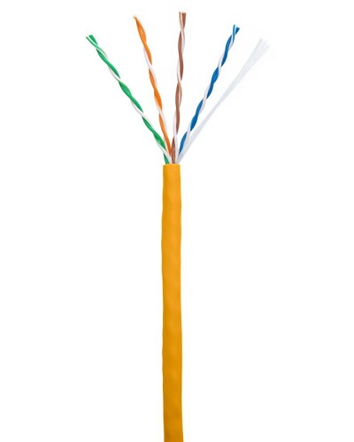 U/UTP 4pair, Cat5e, In, LSZH (EC-UU004-5E-LSZH-OR). Кабель «витая пара» (LAN) для структурированных систем связи. NETLAN в Астрахани