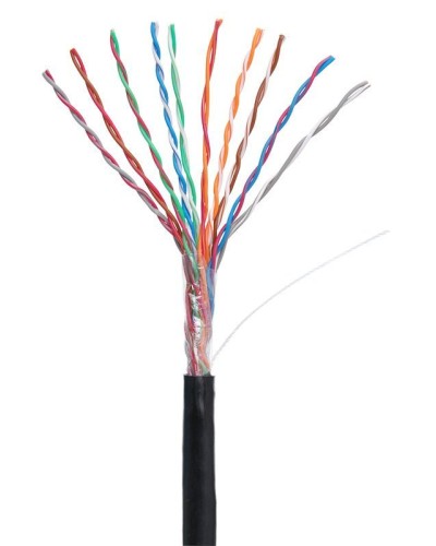 U/UTP 10pair, Cat5, Out, PE (EC-UU010-5-PE-BK-3). Кабель «витая пара» (LAN) для структурированных систем связи. NETLAN в Астрахани