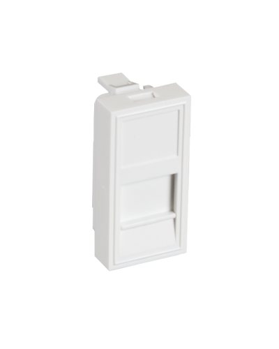 EC-IMH-1-WT-10 (10шт). Вставка 45x45 (Mosaic) для 1 модуля Keystone Jack. NETLAN в Астрахани