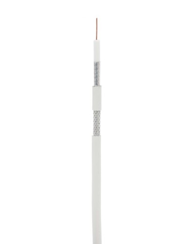 RG-6 CCS, In, PVC (EC-C2-32123A-WT-1). Кабель коаксиальный омедненный. NETLAN в Астрахани