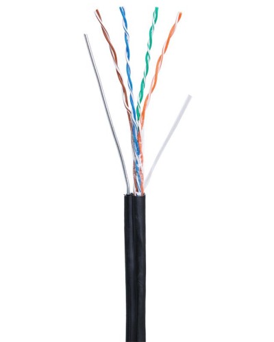 U/UTP 4pair, Cat5e, Out, Sw, PE (EC-UU004-5E-PE-SW-BK). Кабель «витая пара» (LAN) для структурированных систем связи. NETLAN в Астрахани