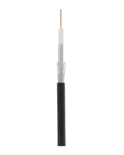 RG-6 CCS, Out, PE (EC-C2-32123B-BK-3). Кабель коаксиальный омедненный. NETLAN в Астрахани