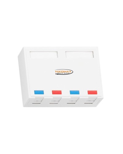 NMC-MB4P-ST-WT. Корпус настенной розетки. NIKOMAX в Астрахани