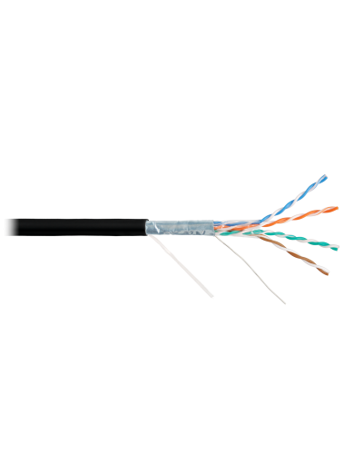 F/UTP 4pair, Cat5e, Solid, In/Out, нг(А)-HF (NMC 9200C-BK). Кабель «витая пара» (LAN) для структурированных систем связи. NIKOMAX в Астрахани