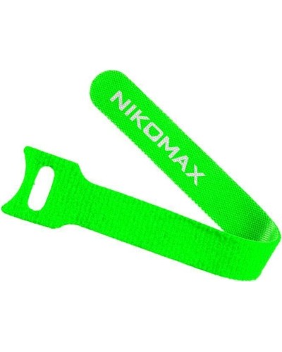 NMC-CTV150-12-SB-GN-10 (10шт). Стяжка-липучка с мягкой пряжкой. NIKOMAX в Астрахани