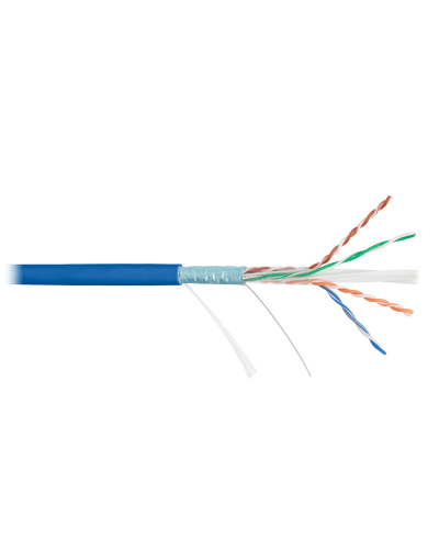 F/UTP 4pair, Cat6, Solid, In, нг(А)-HF (NMC 4240C-BL). Кабель «витая пара» (LAN) для структурированных систем связи. NIKOMAX в Астрахани