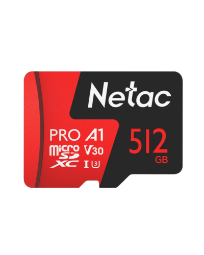 NT02P500PRO-512G-R. Карта памяти microSDXC, 512 ГБ, Class 10. Netac в Астрахани