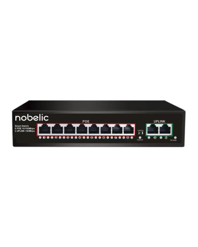 NBLS-1008P. Коммутатор неуправляемый 8-портовый. Nobelic в Астрахани
