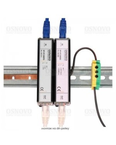 SP-IP/1000D. Устройство грозозащиты цепей Ethernet. OSNOVO в Астрахани