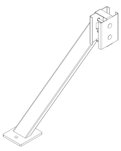 PERCo-MB-16.9. Упор для стоек секции ограждения. PERCo в Астрахани