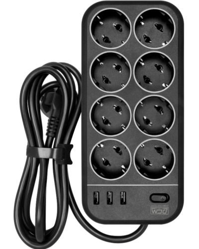 SP-08 USB03AB 3,0 M. Сетевой фильтр. POWERCOM в Астрахани