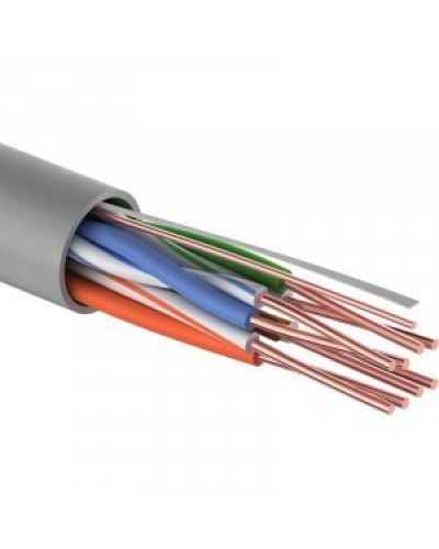 U/UTP Light, CAT 5, PVC, 4PR, 26AWG, омедненный INDOOR, SOLID, серый, 305м, PROconnect (01-0048-3). Кабель «витая пара» (LAN) для структурированных систем связи. PROCONNECT в Астрахани