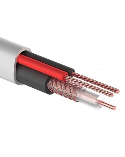 КВК-В-2+2x0,50 мм² (Cu/Cu) белый PROconnect (01-4213). Кабель комбинированный для систем видеонаблюдения. PROCONNECT в Астрахани
