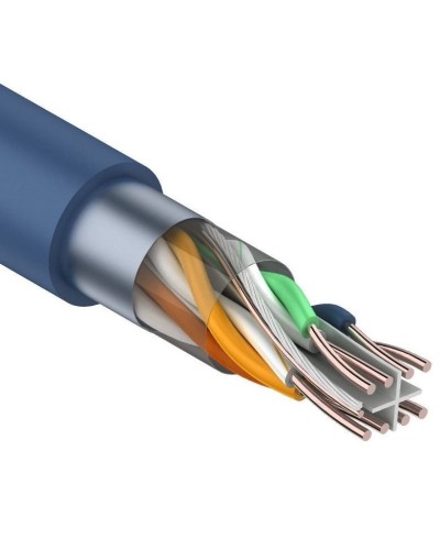 F/UTP, CAT 6, PVC, 4PR, 23AWG, омедненный INDOOR, SOLID, серый, 305м, PROconnect (01-0147-3). Кабель «витая пара» (LAN) для структурированных систем связи. PROCONNECT в Астрахани