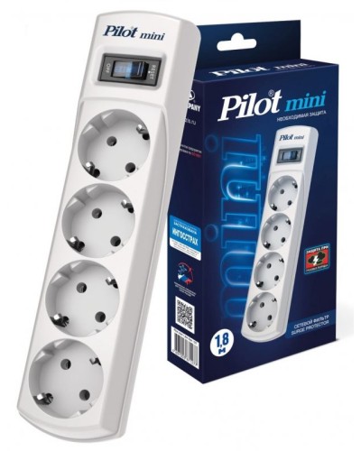 Pilot mini 5м. Сетевой фильтр. Pilot в Астрахани