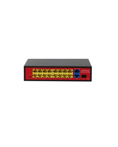 PND-16P-2G1F Lite (180W). Коммутатор неуправляемый 18-портовый с PoE. Polyvision в Астрахани