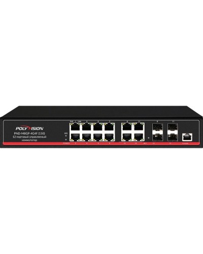 PND-M8GP-4G4F(150). Коммутатор управляемый оптический 12 портовый. Polyvision в Астрахани