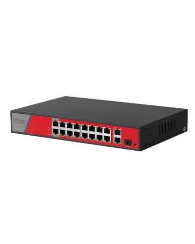 PND-16P-2G1F-BT2 (300W). Коммутатор гибридный 16+2+1 с PoE. Polyvision в Астрахани