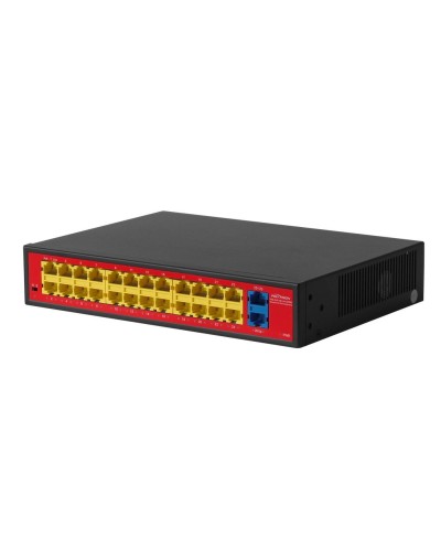 PND-24P-2G Lite (250W). Коммутатор неуправляемый 26-портовый с функцией PoE. Polyvision в Астрахани
