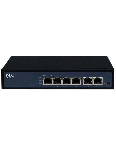 RVi-1NS04F-2T. Коммутатор с питанием по PoE. RVi в Астрахани