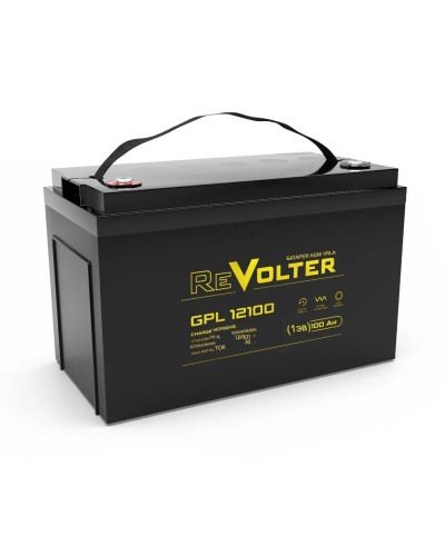 Revolter GPL 12100. Аккумулятор автомобильный герметичный свинцово-кислотный. Revolter в Астрахани