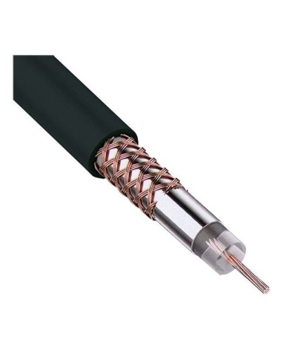RG-58 A/U, 50 Ом, Cu/Al/Cu, 64%, 100 м, черный (01-2003). Кабель коаксиальный радиочастотный. Rexant в Астрахани