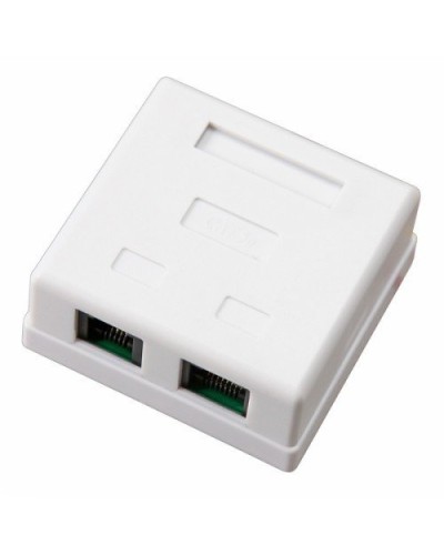 Розетка компьютерная внешняя, 2-порта RJ-45 (8P8C), UTP CAT 6 REXANT (03-0136): Розетка RJ-45 в Астрахани