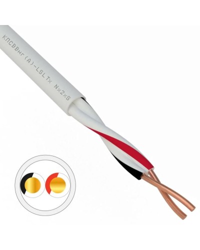 КПСВВнг(А)-LSLTx 1х2х1,0 REXANT (01-4872). Кабель для систем передачи данных пониженной пожароопасности c низким дымо- и газовыделением, с низкой токсичностью продуктов горения. Rexant в Астрахани