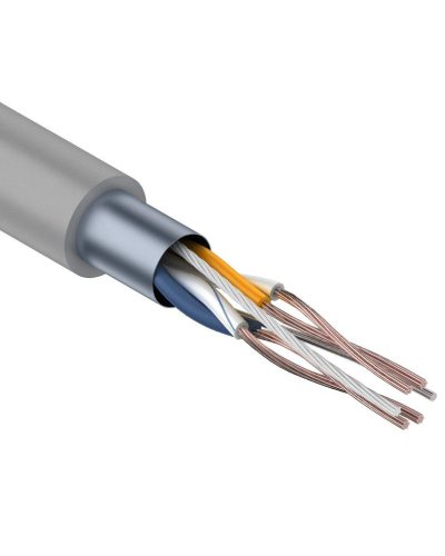 F/UTP, CAT 5e, PVC, 2PR, 24AWG, INDOOR, STRANDED, серый, 305м, REXANT (01-0125). Кабель «витая пара» (LAN) для структурированных систем связи. Rexant в Астрахани