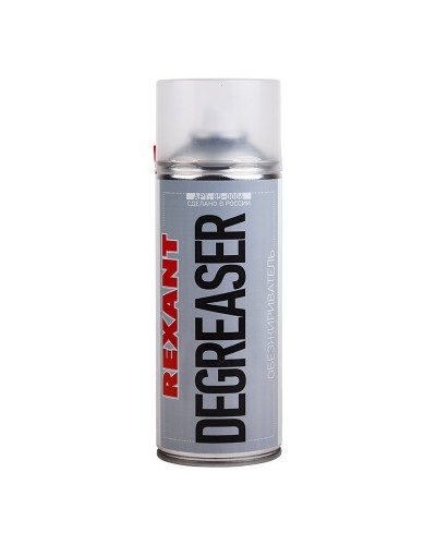 Очиститель обезжириватель DEGREASER, REXANT, 400 мл, аэрозоль (85-0006): Баллон с очистителем в Астрахани