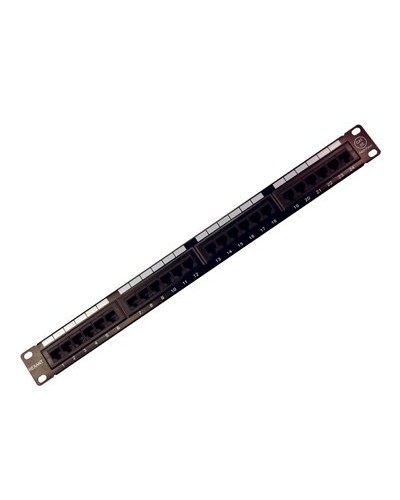 Коммутационная панель, 19", 1U, 24 порта RJ-45, категория 5e, UTP неэкранированная, черная Rexant (04-0021): Патч-панель 19" в Астрахани