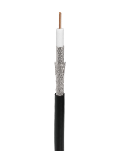 RG-11U, 75 Ом, CCS/Al/Al, 83%, 305 м, черный OUTDOOR (01-3011). Кабель коаксиальный радиочастотный. Rexant в Астрахани