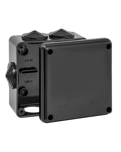 Коробка TYCO ОП 100х100х50мм УХЛ1 IP54 черный (67050Ч). Коробка распределительная. RuVinil в Астрахани