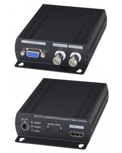 AD001HD4. Преобразователь-разветвитель AHD/HDCVI/HDTVI в HDMI/VGA/CVBS. SC&T в Астрахани