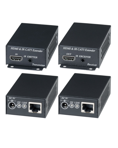 HE02EI. Комплект для передачи HDMI-сигнала с ИК-повторителем. SC&T в Астрахани
