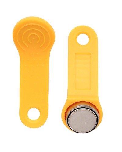 RW 1990 SLINEX (желтый). Ключ электронный Touch Memory с держателем. SLINEX в Астрахани