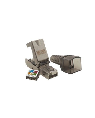 Коннектор 8P8C STP 6A (RJ-45) безынструментальный (10-0240). Разъем RJ-45. SUPRLAN в Астрахани