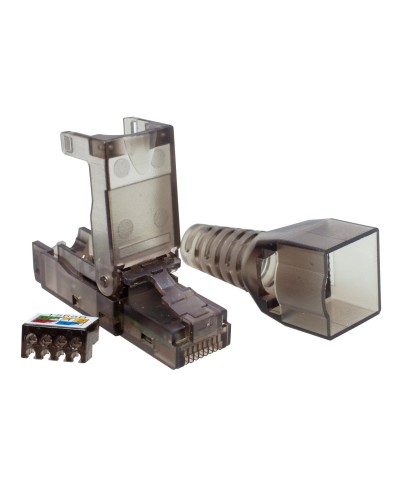 Коннектор 8P8C UTP 6A (RJ-45) безынструментальный (10-0239). Разъем RJ-45. SUPRLAN в Астрахани