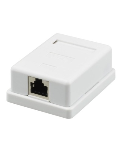 Розетка настенная RJ-45, 8P8C, Cat.5e, 1 порт FTP (10-0354). Компьютерная розетка. SUPRLAN в Астрахани