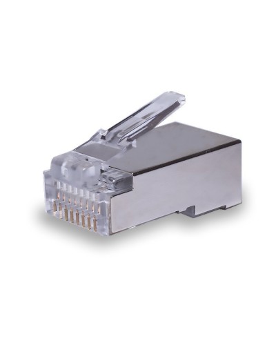 Коннекторы 8P8C FTP Cat.5e (RJ-45) (100шт) (10-0231). Разъем RJ-45. SUPRLAN в Астрахани