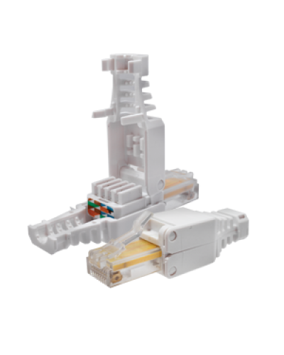 Коннектор 8P8C U/UTP Cat.5e (RJ-45) безинструментальный (10-0218). Разъем RJ-45. SUPRLAN в Астрахани