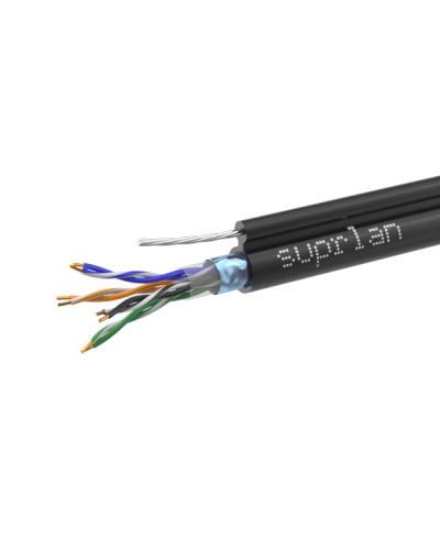 FTP Cat.5e 4x2xAWG24 Cu PE Outdoor T-FG8 (трос) Median (01-1035-1). Кабель «витая пара» (LAN) для структурированных систем связи. SUPRLAN в Астрахани