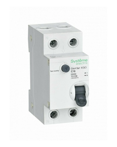 City9 Set 1P+N С 16А 4.5kA 30мА A 230В (C9D55616). Автоматический выключатель дифференциального тока. Systeme Electric в Астрахани
