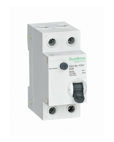City9 Set 1P+N С 25А 4.5kA 30мА A 230В (C9D55625). Автоматический выключатель дифференциального тока. Systeme Electric в Астрахани