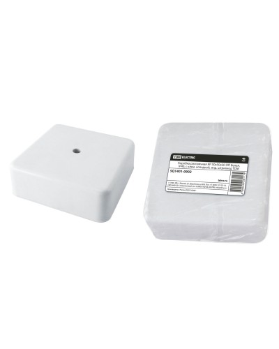 Коробка КР 50х50х20 ОП белая, IP40, с клеммной колодкой (SQ1401-0902). Распаячная коробка. TDM ЕLECTRIC в Астрахани
