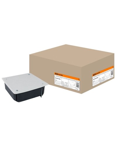 Распаячная коробка СП 115х115х45мм, крышка, метал. лапки, IP20, TDM (SQ1403-0008). Распаячная коробка СП. TDM ЕLECTRIC в Астрахани