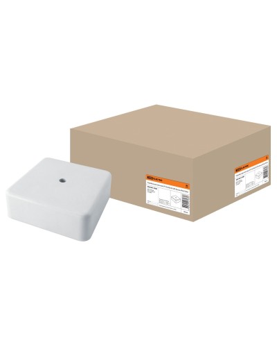 Коробка КР 50х50х20 ОП белая, IP40 (SQ1401-0201). Распаячная коробка. TDM ЕLECTRIC в Астрахани